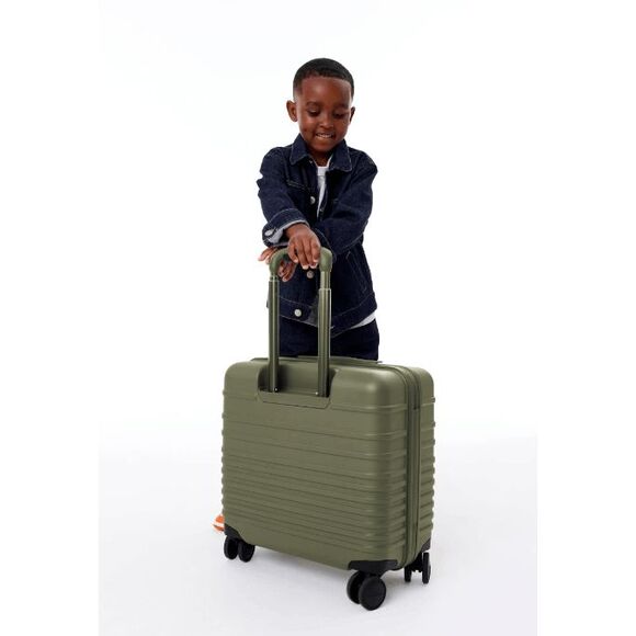 NWT Beis Mini Roller Carry On Suitcase in Olive Green - Picture 3 of 6